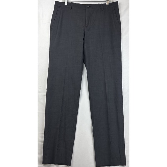Jos. A. Bank Other - Jos A Bank Traveler Dress Pants Mens 34x32 Dark Gray Slim Fit Separates